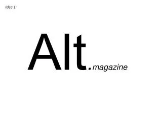 Alt . magazine