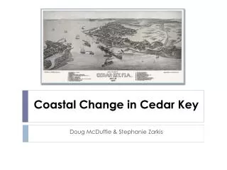 Coastal Change in Cedar Key