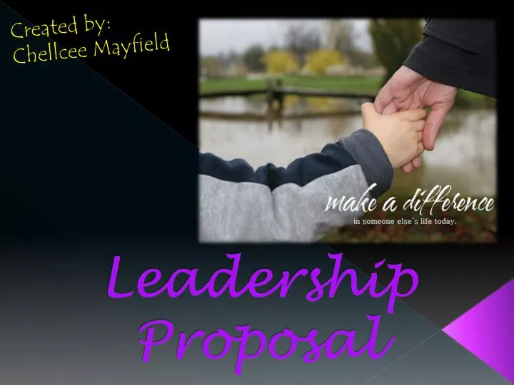 leadership proposal