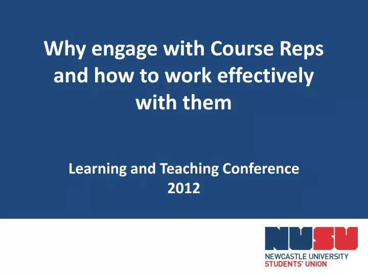 why engage with course reps and how to work effectively with them