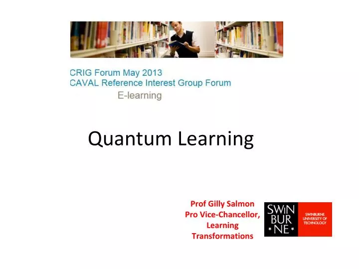 quantum learning
