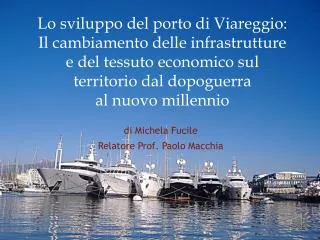 di michela fucile relatore prof paolo macchia
