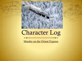 Character Log