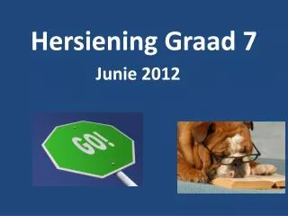 hersiening graad 7