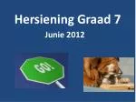 Hersiening Graad 7 - slide 1