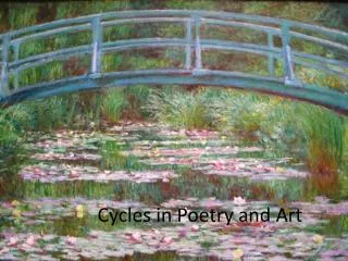 Cycles in Poetry and Art
