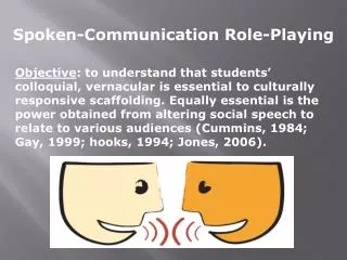 Spoken-Communication Role-Playing
