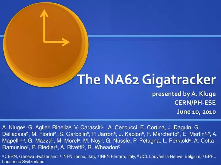 the na62 gigatracker