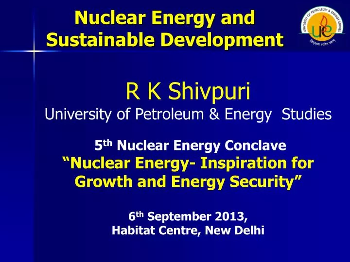 nuclear energy and sustainable development