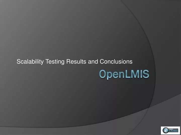 scalability testing results and conclusions
