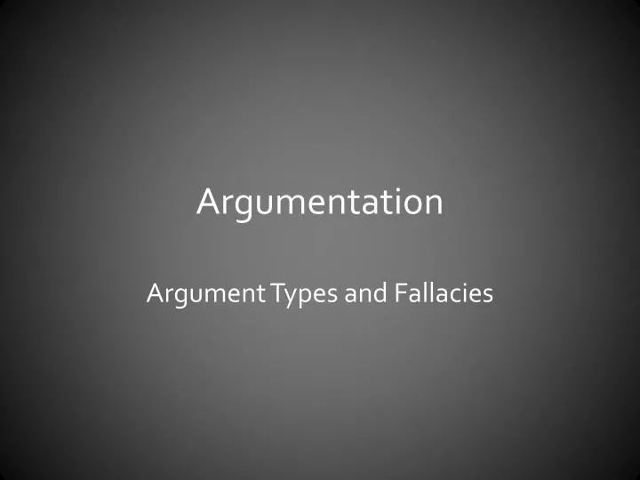 argumentation