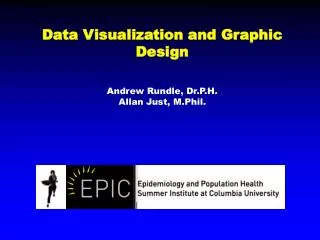 Data Visualization and Graphic Design Andrew Rundle, Dr.P.H . Allan Just, M.Phil.