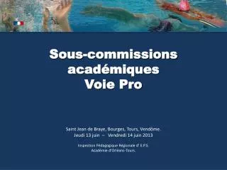 sous commissions acad miques voie pro