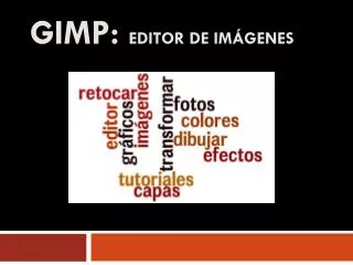 gimp editor de im genes