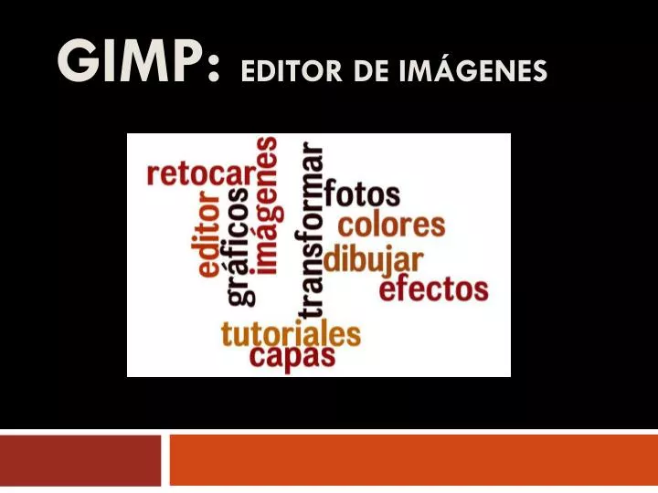 gimp editor de im genes