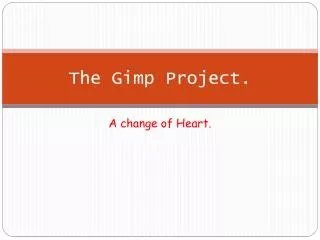The Gimp Project.