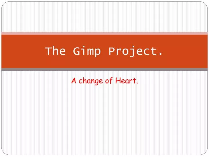 the gimp project