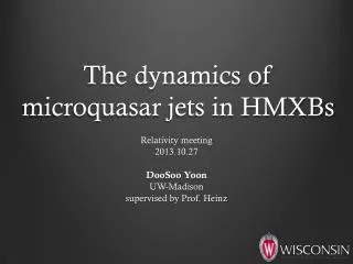 The dynamics of microquasar jets in HMXBs