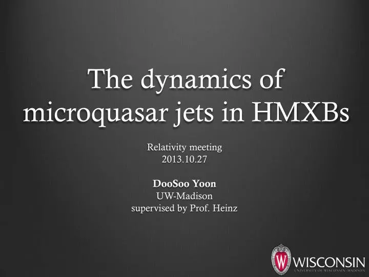 the dynamics of microquasar jets in hmxbs