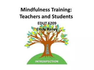 Mindfulness Training: Teachers and Students