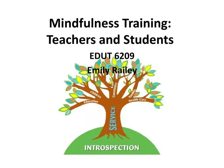 mindfulness training teachers and students