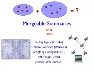 Mergeable Summaries