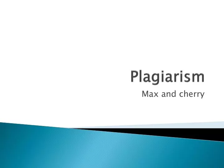 plagiarism