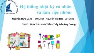 h th ng nh t k c nh n v l m vi c nh m