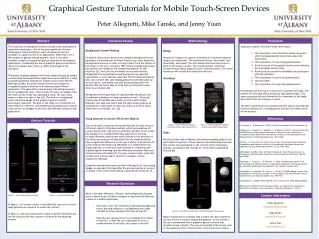 Graphical Gesture Tutorials for Mobile Touch-Screen Devices
