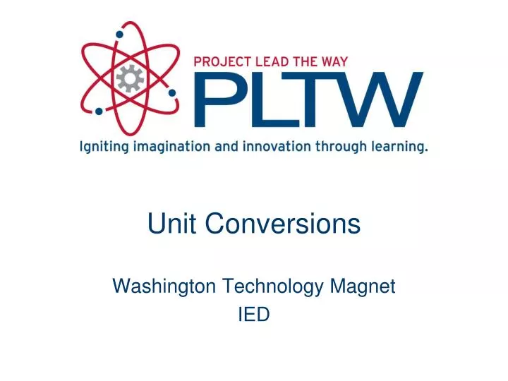 unit conversions