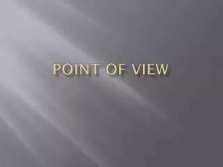 point of view