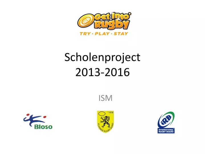 scholenproject 2013 2016