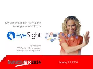 Tal Krzypow VP Product Management eyeSight Technologies Ltd.