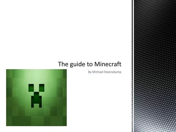the guide to minecraft