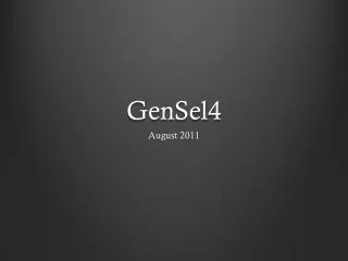 GenSel4