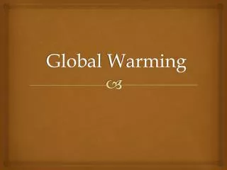 Global Warming