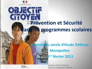 pr vention et s curit dans les programmes scolaires