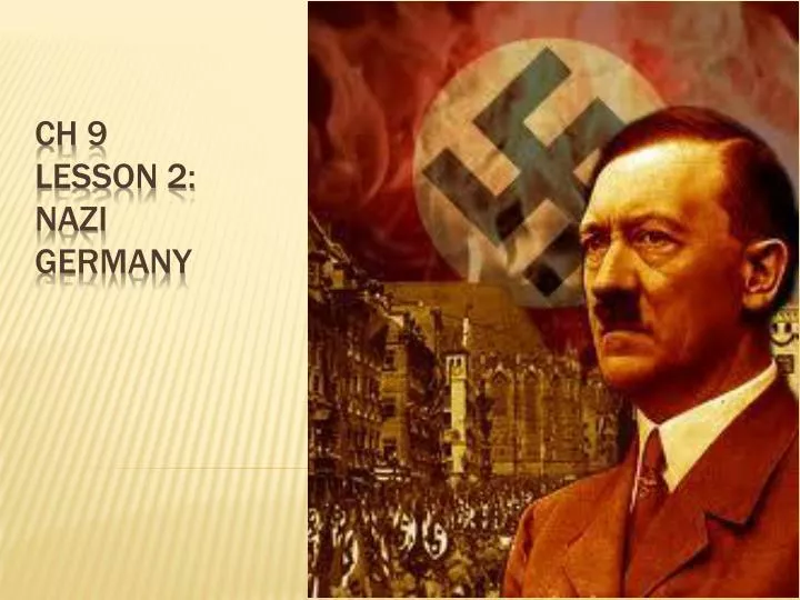 ch 9 lesson 2 nazi germany