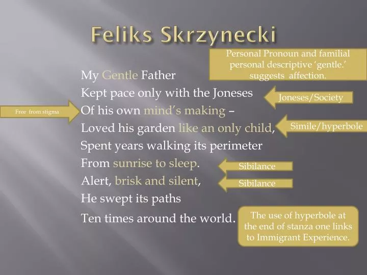 feliks skrzynecki