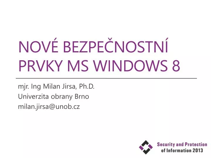 nov bezpe nostn prvky ms windows 8