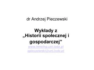 dr andrzej pieczewski