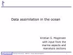 Data assimilation in the ocean - slide 1