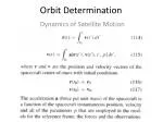Orbit Determination - slide 1