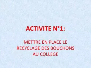 activite n 1