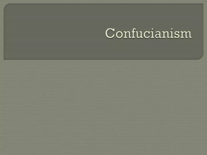 confucianism