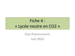 fiche 4 lyc e neutre en co2