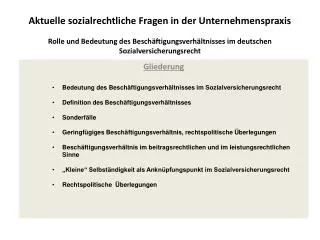 gliederung