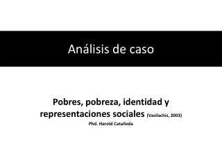 an lisis de caso