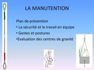 la manutention