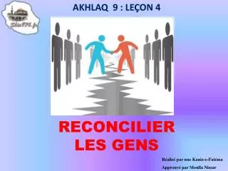 reconcilier les gens